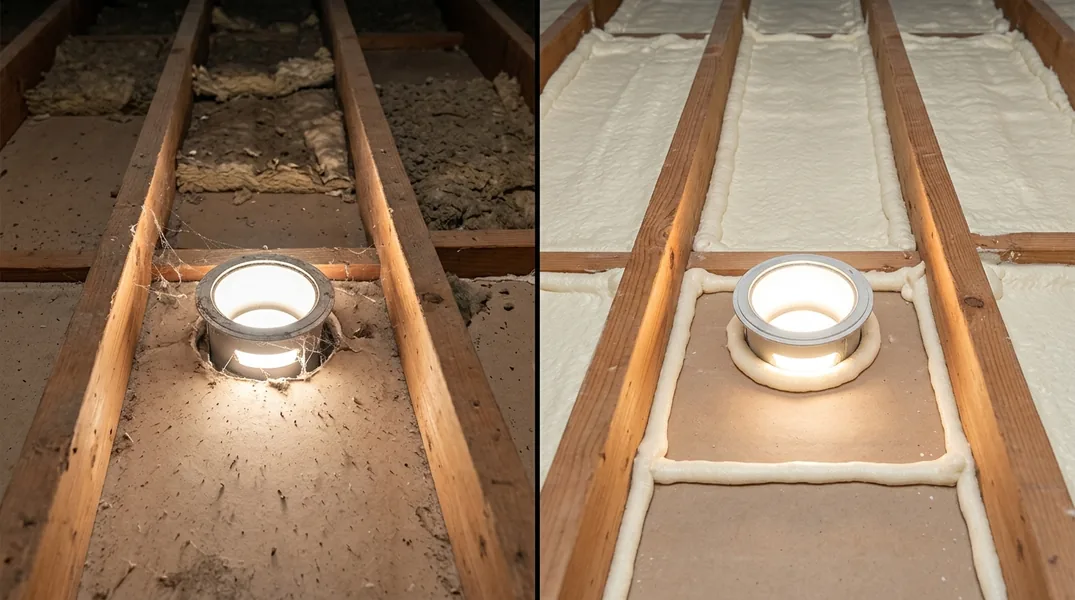 Result spray foam insulation in St. Cloud - St Cloud Spray Foam Insulation
